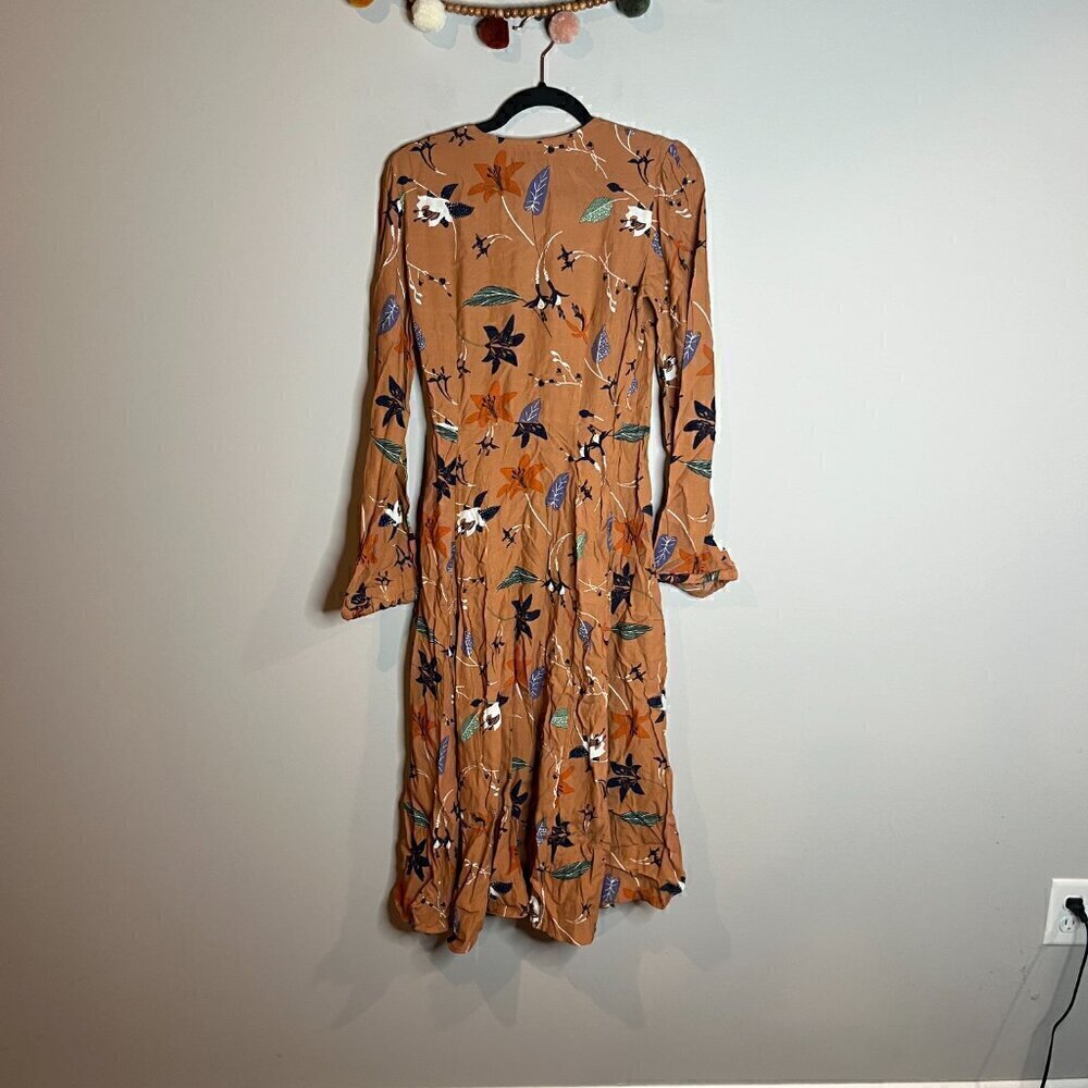 Urban Outfitters floral Audrey tie wrap midi dress - Picture 6 of 6